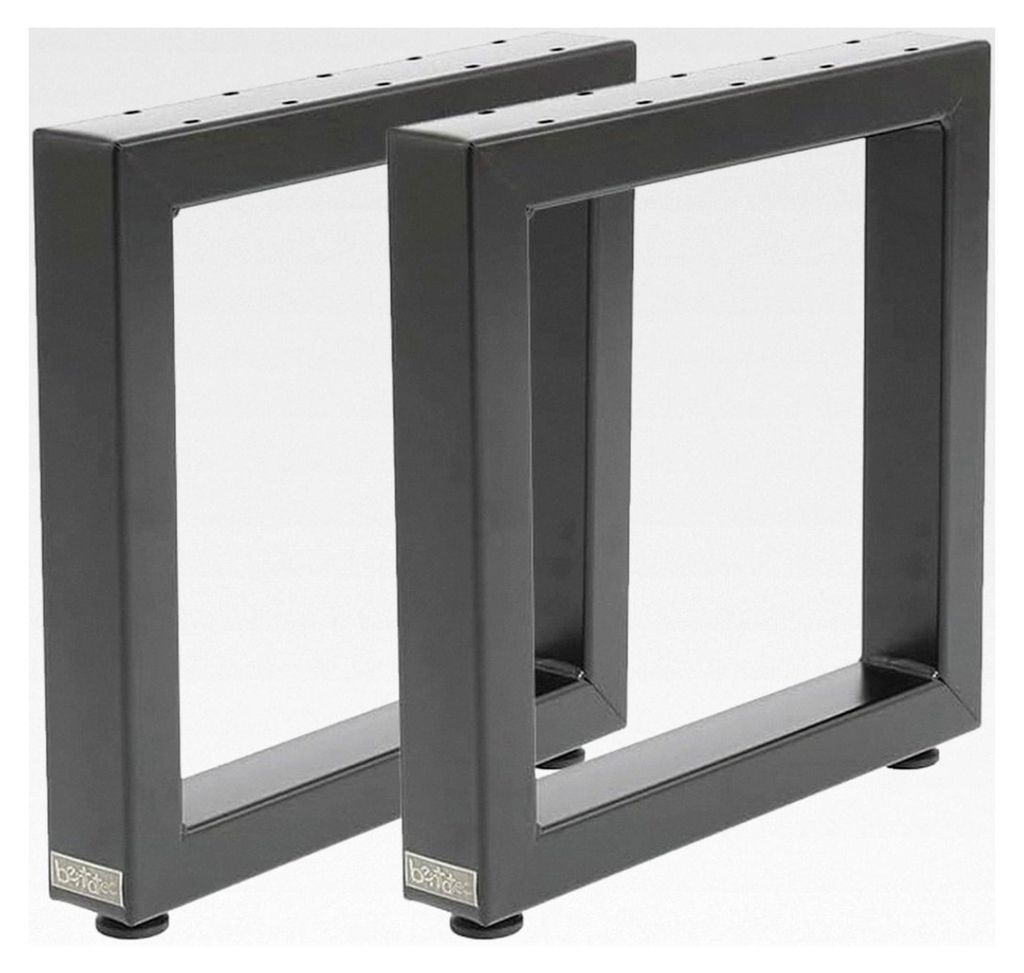 Bankgestell ohne Lehne 60/40 aus pulverbeschichtetem Stahl – Höhe 42 cm, Tiefe 40 cm, Profil 60x40 mm, stabiles Metallgestell für Bänke und Si...