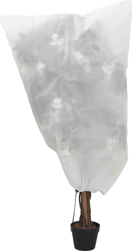 vidaXL Wintervlies mit Kordelzug 8 Stk. 70 g/m² 0,8x1 m