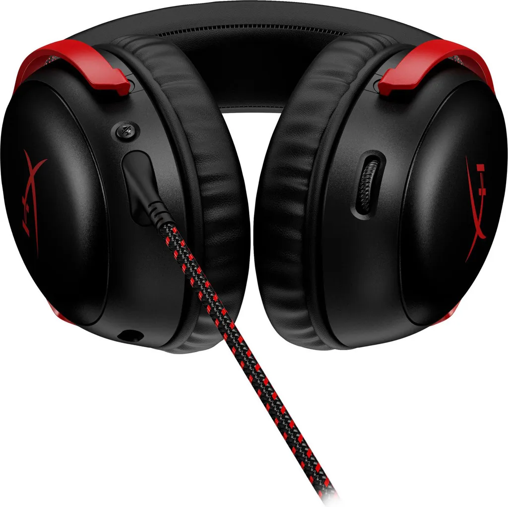 Casque Cloud III USB avec Son Spatialisé et Micro 10mm Noir et Rouge - 7
