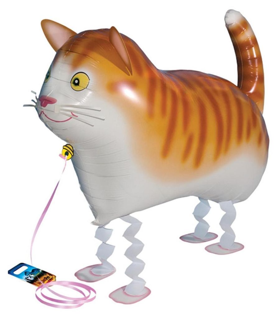 Folienballon Airwalker Katze, ca. 63 x 42 cm Produktbild 