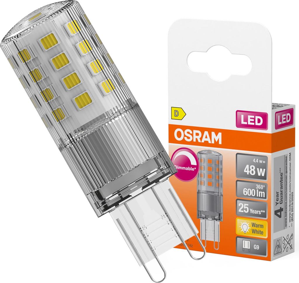 OSRAM LED PIN Lampada LED in plastica trasparente, con 4,4 Immagine del prodotto 