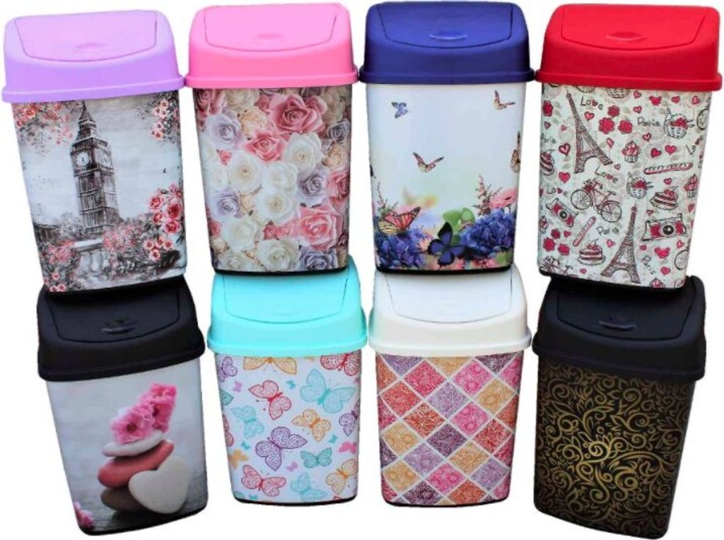 Mülltonne 8L COLOR DEKOR - Varianten- oder Farbmix Produktbild 