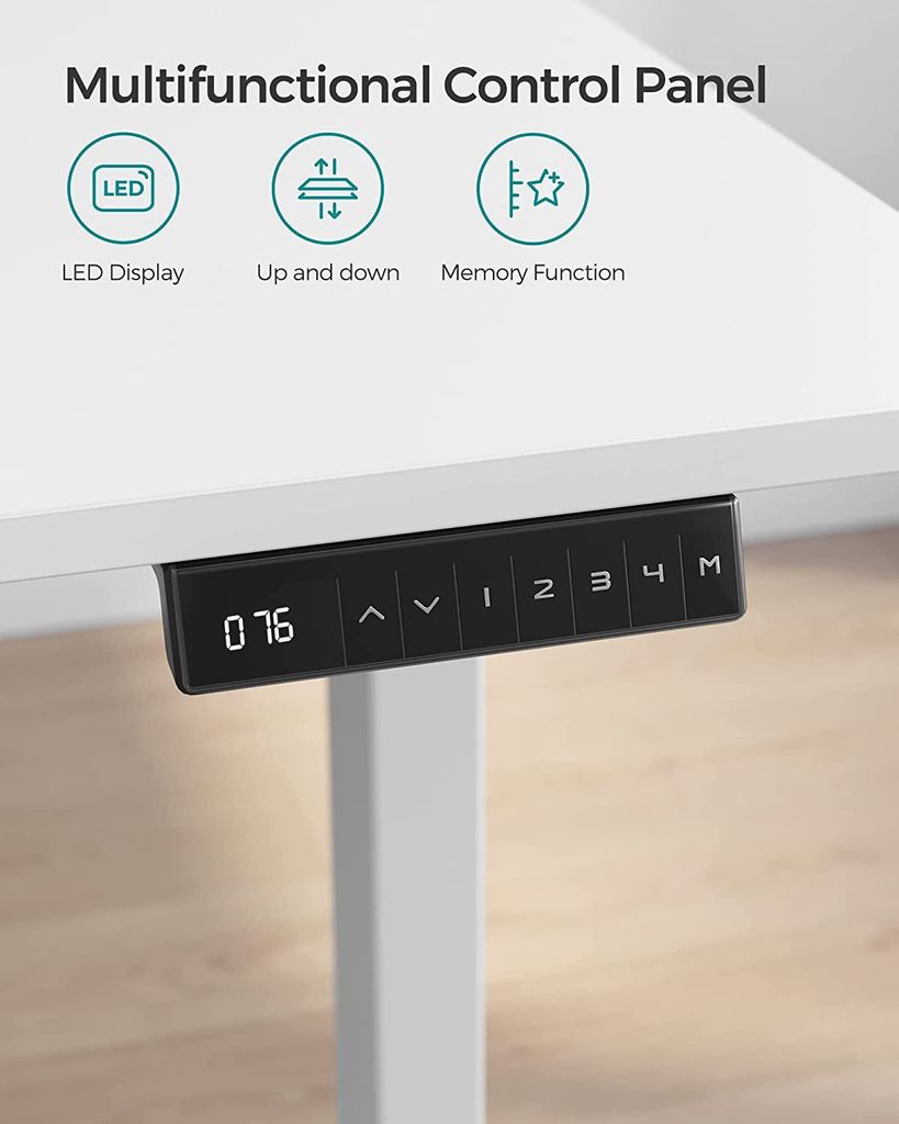SONGMICS Höhenverstellbar Elektrisch mit Doppelmotor Produktbild 8