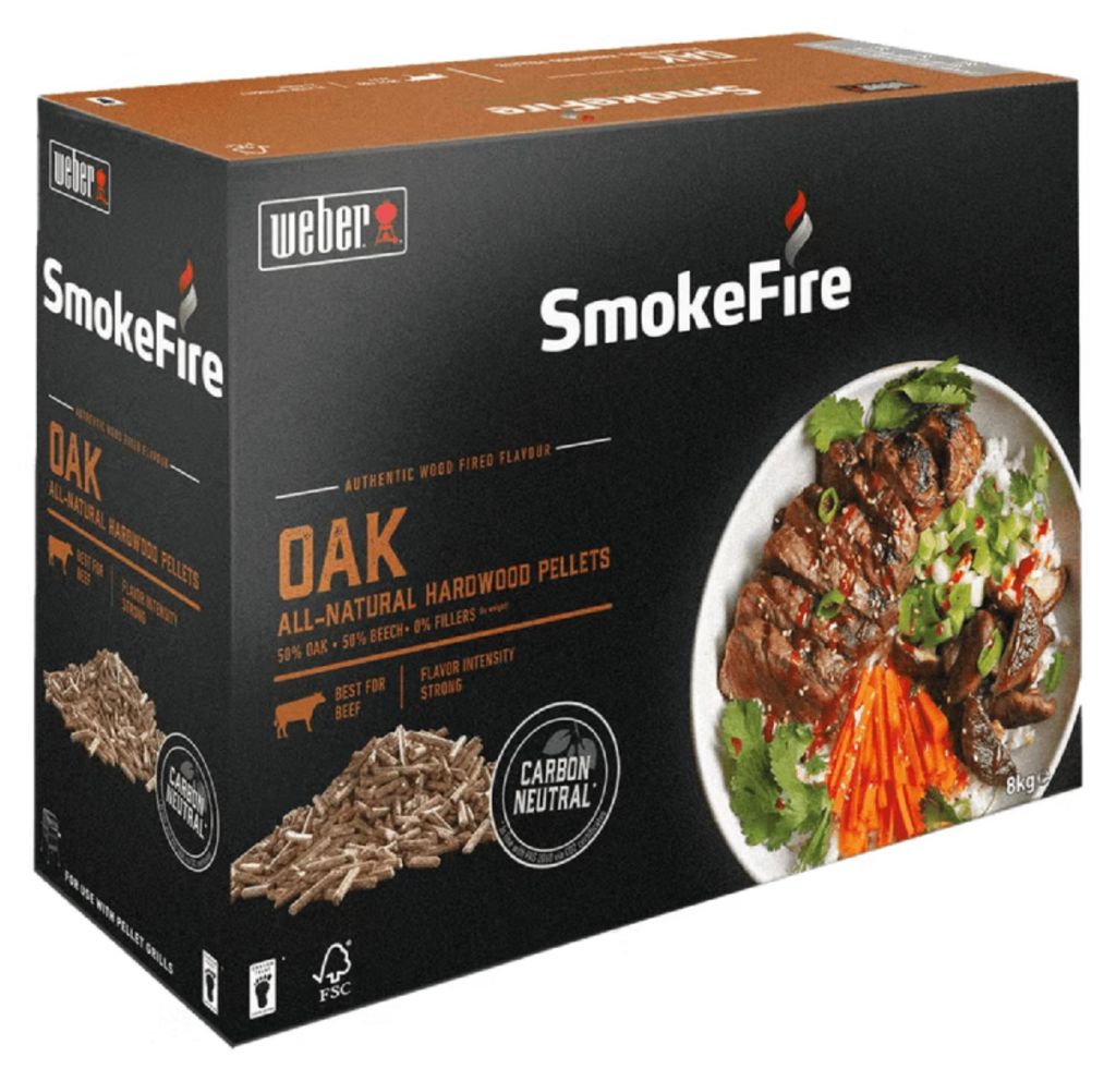 Weber 3401053, Pellets, Schwarz, Braun, Grill, Holz, Eiche, Jede Marke