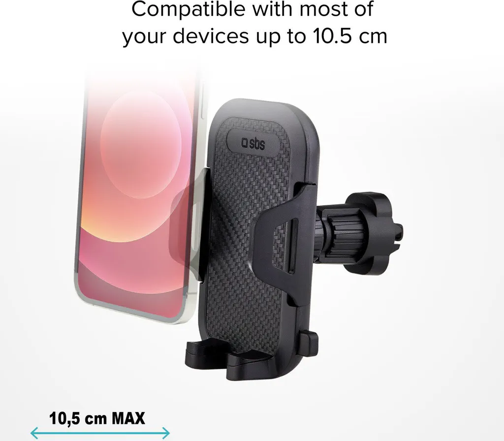 SBS Supporto Auto Professionale Smartphone - Clip Vite Universale - 2