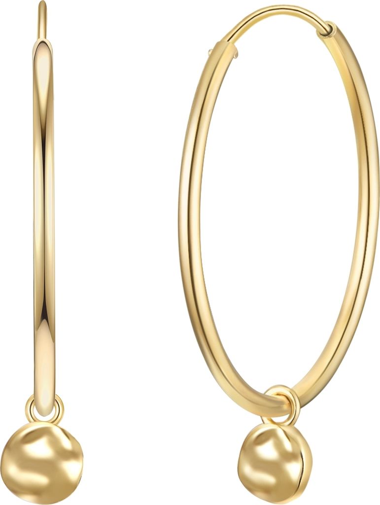 Creolen Sterling Silber gelbgold