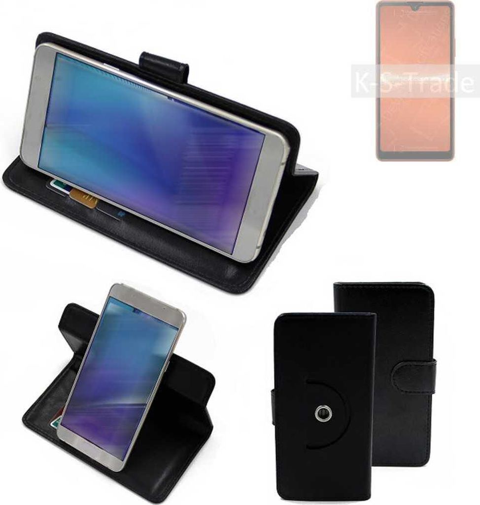K-S-Trade Case Schutzhülle Handyhülle kompatibel mit Sony Xperia Ace III Flipcase Smartphone Cover Handy Schutz Tasche Klapphülle Walletcase
