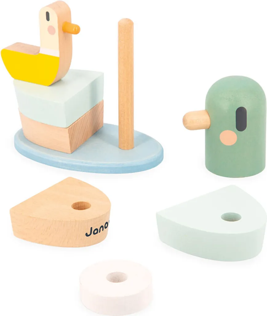 Jouet éducatif Canard Sweet Cocoon Janod en bois certifié durable