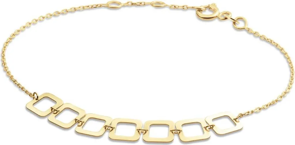 Bracelet gourmette femme Jackie Gold doré à l'or fin pour le quotidien