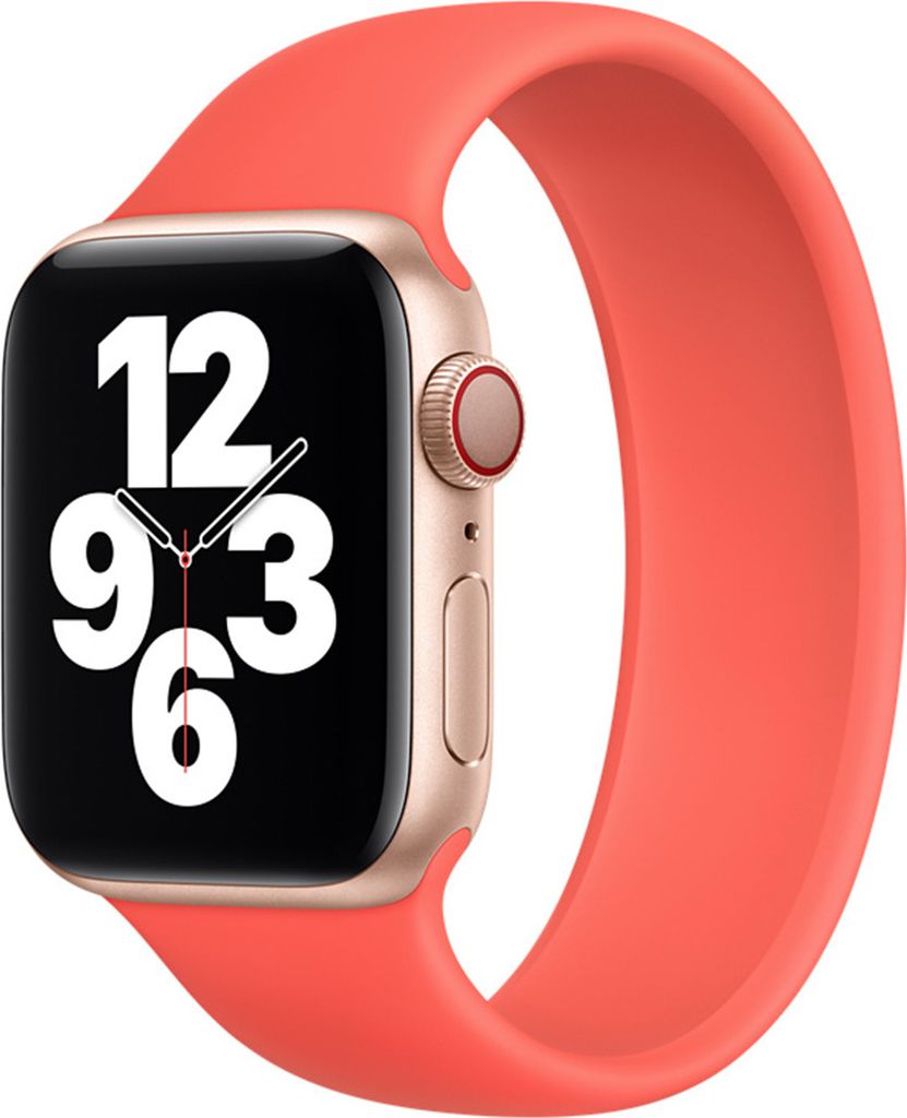 Apple Solo Loop für Watch Series 1-9 / SE - 38/40/41 mm - Größe 5 - Pink Citrus