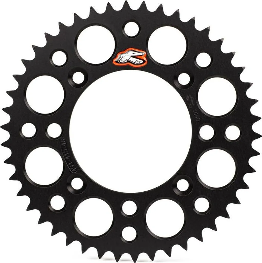 Couronne Renthal 491 ultra-légère alu 415 pour transmission racing