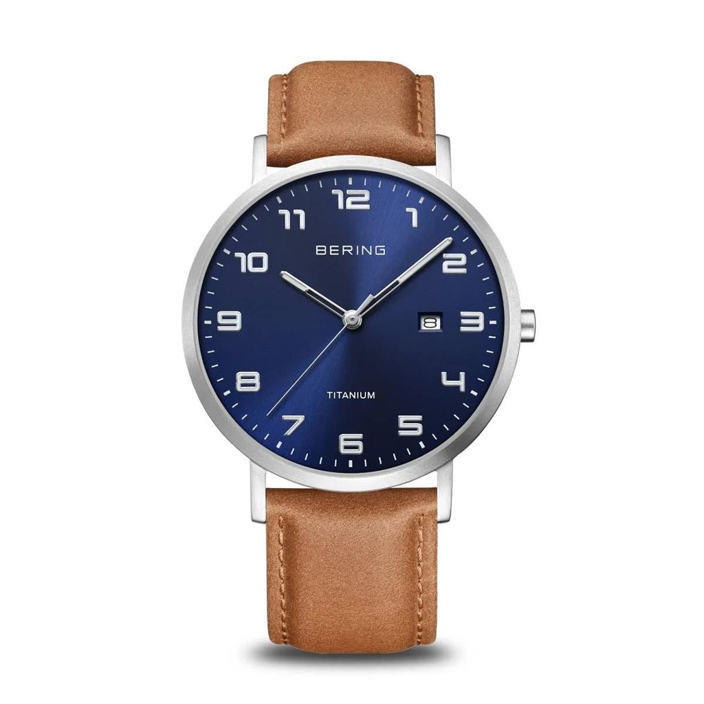 Bering 18640-567 Herrenuhr Titanium 40mm 5ATM