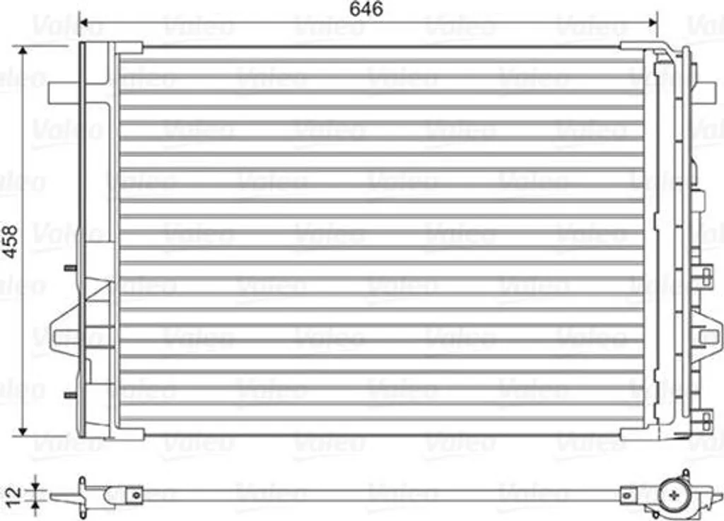 Condenseur de Clim pour Mercedes GLA et CLA - Remplacement OE 921005DA0A