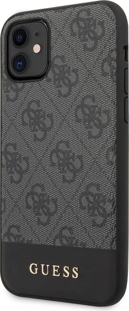 Guess 4G Bottom Stripe Collection - iPhone 11 Hülle (Grau) Obrázok produktu 