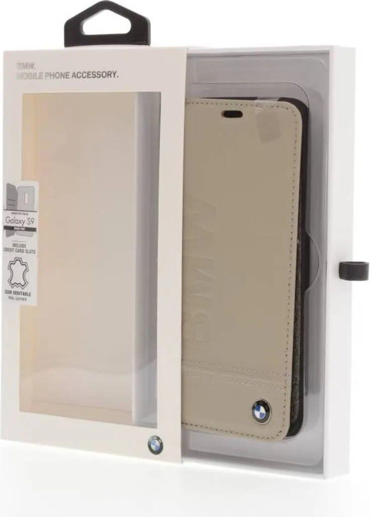 Custodia a libro BMW Custodia rigida per Galaxy S9 - Taupe (3700740426463)