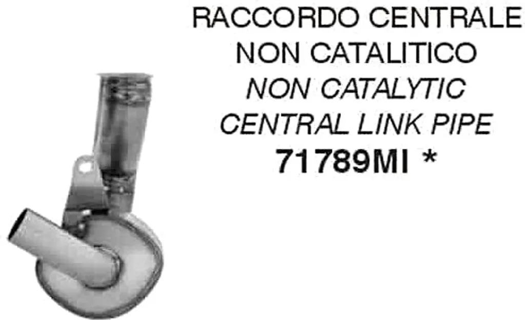 Tube de Suppression de Catalyseur Arrow pour Ducati Scrambler 800 Inox Nu