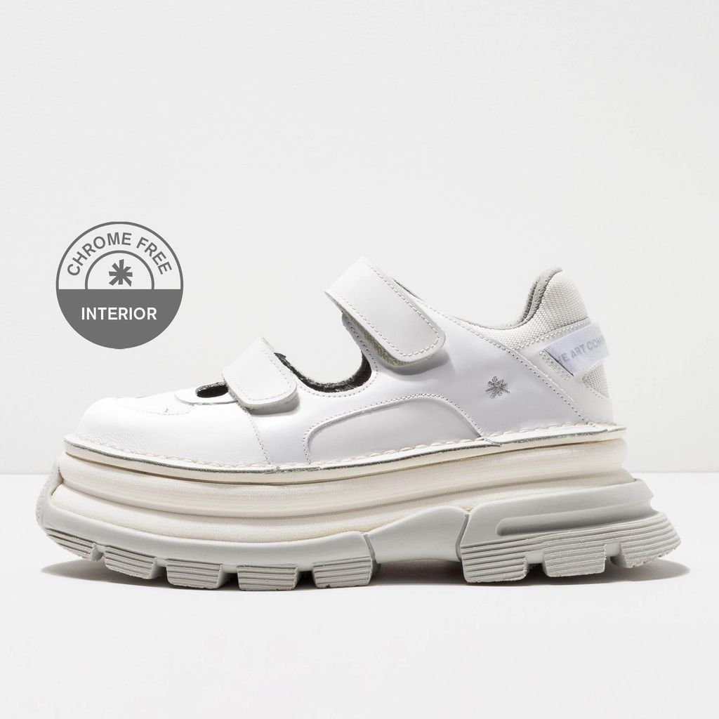 Art Schuhe Damen 1644 MULTI LEATHER WHITE/ ART CORE 2 Farbe Weiß