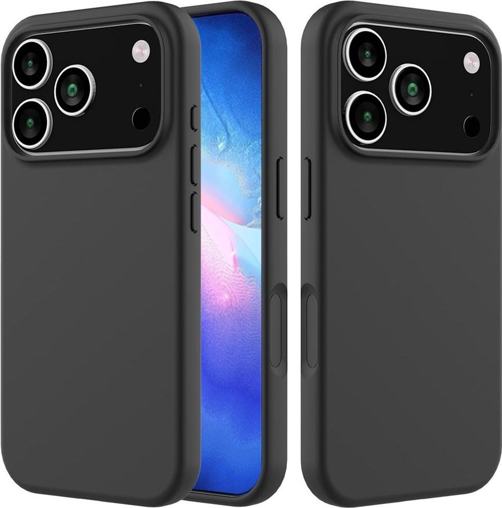 iPhone 17 Pro Hülle - Coverup Liquid Colour Back Cover - Charcoal Black