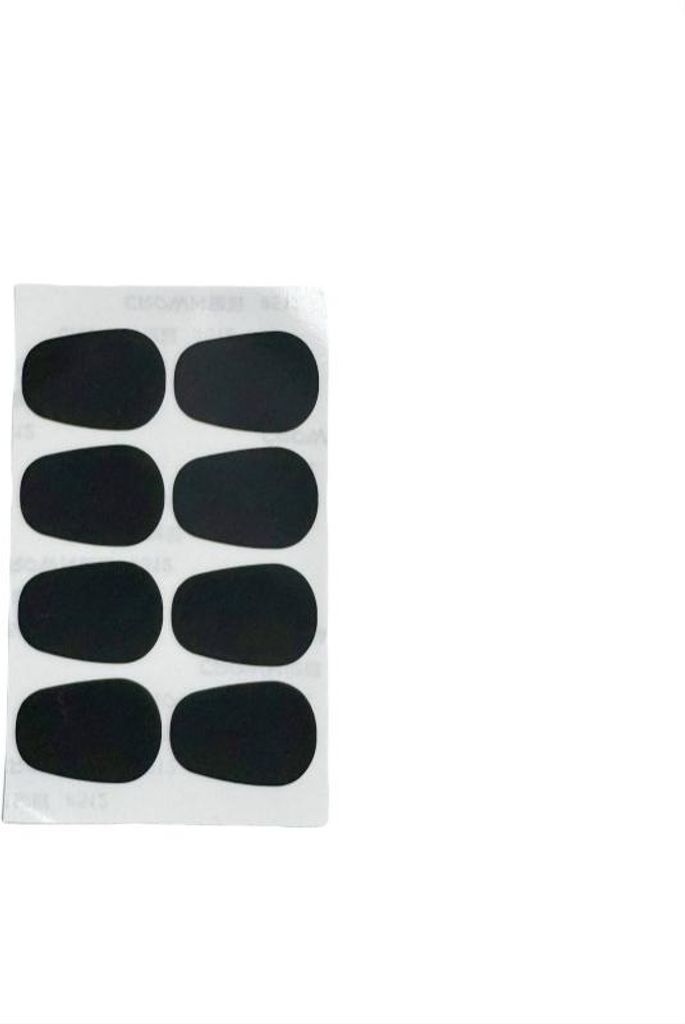 INF Saxophon-Mundstück Polster 0.8mm Oval Silikon, 2 Stück für Saxophon Schwarz