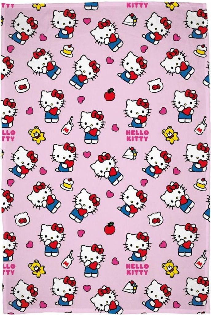 Hello Kitty - "Hello" Decke, Fleece AG3917 (Einheitsgröße) Produktbild 