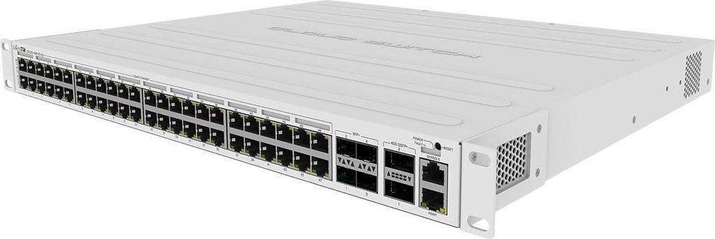 Switch MikroTik CRS354 PoE SFP+ QSFP+ Weiß (CRS354-48P-4S+2Q+RM)
