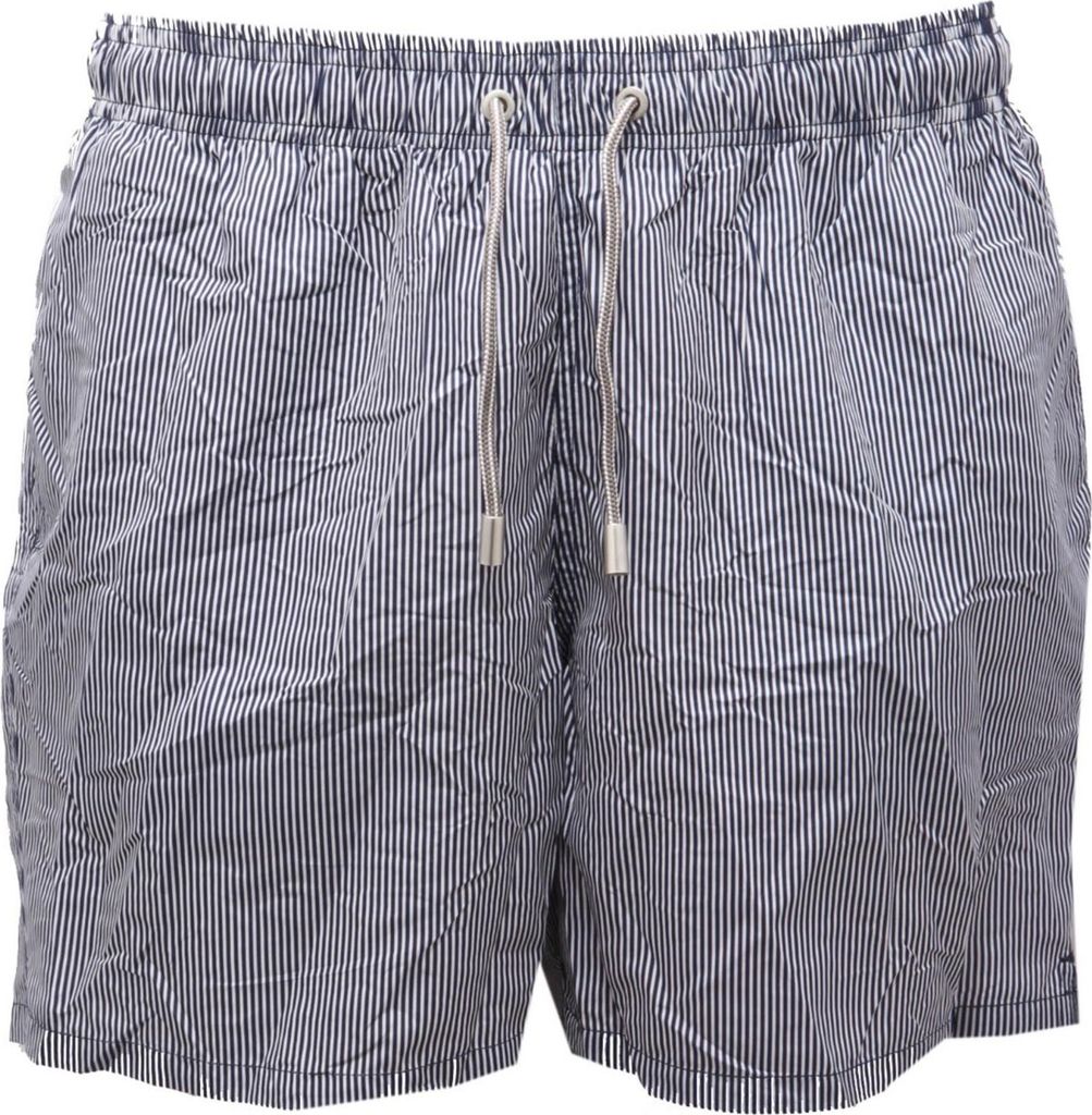 0236AH costume boxer uomo NO BRAND blue/white stripes beachwear man