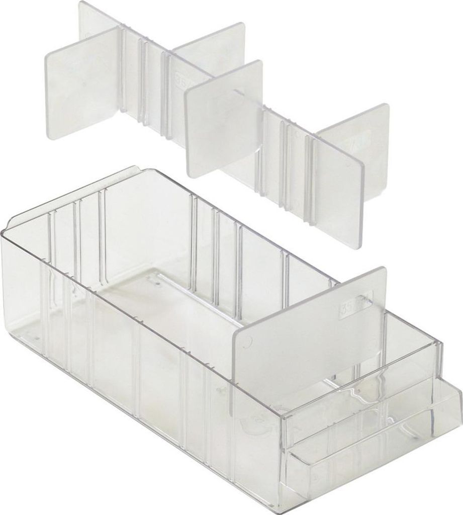 raaco 150-02, Průhledná, Polypropylen (PP), 87 mm, 1,8 mm, Obrázek produktu 