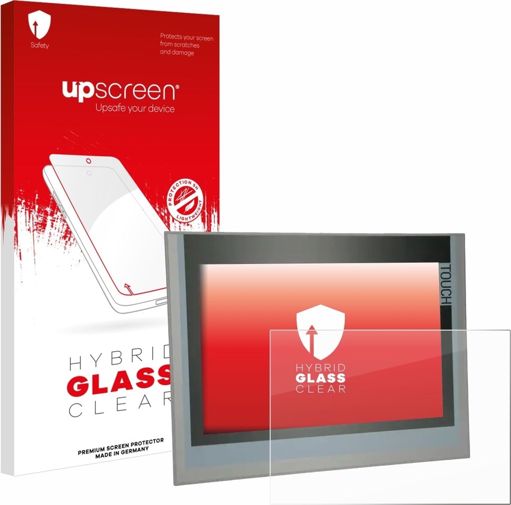 upscreen Schutzglas für Siemens Simatic TP1200 Comfort 12" Schutzfolie Panzer Folie Glas Display Schutz klar