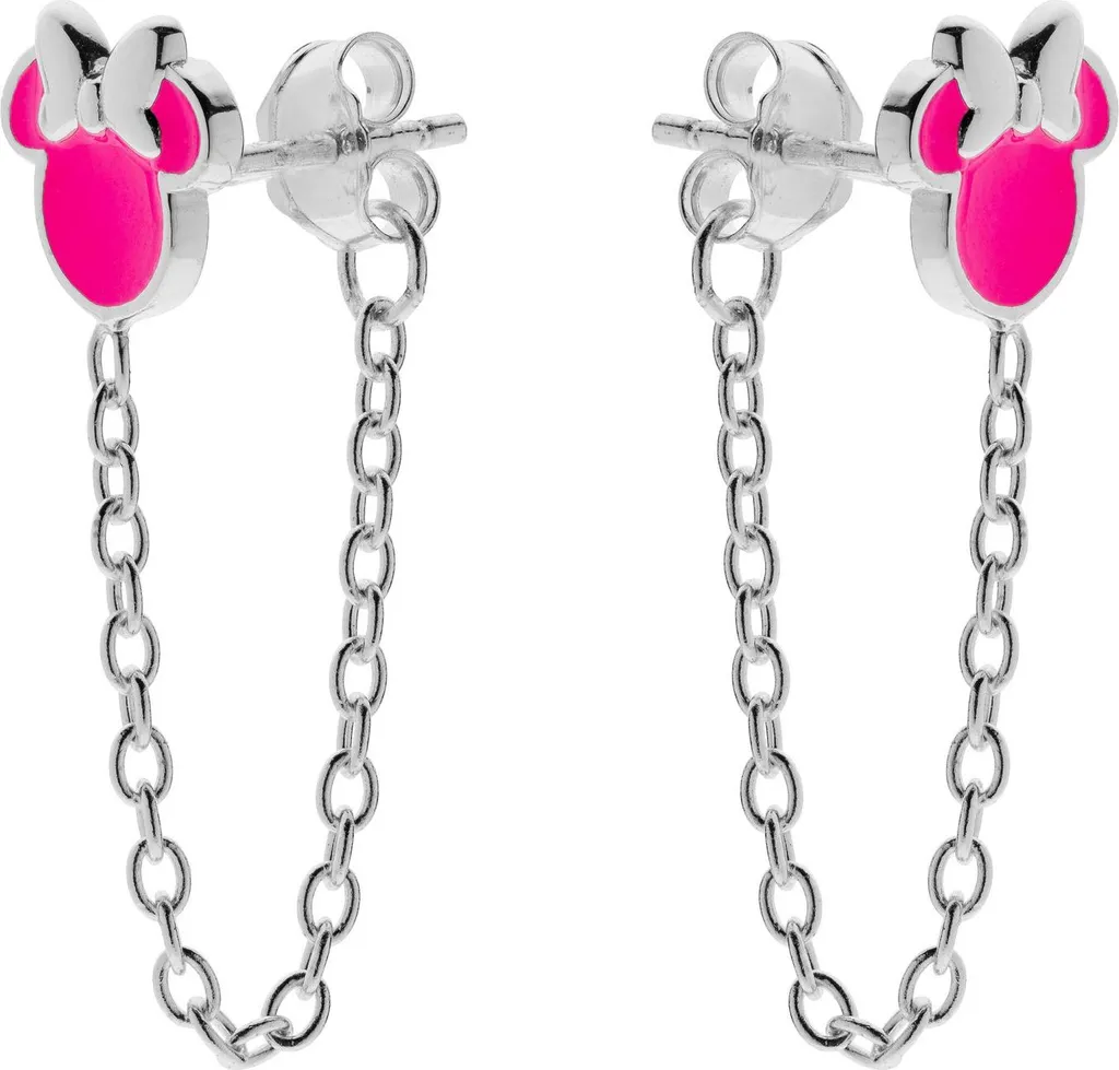 Boucles d'oreilles Disney Minnie Mouse en Argent 925 - Réf ES00051SL.CS