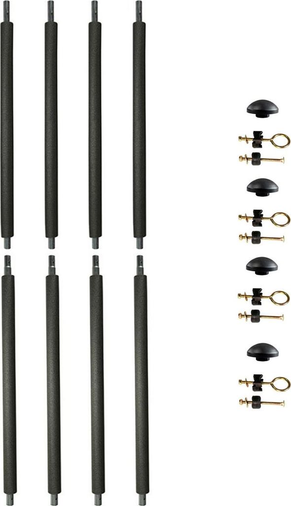 KANGUI Lot de 4 poteaux de filet de sécurité Ø25mm pour Image du produit 