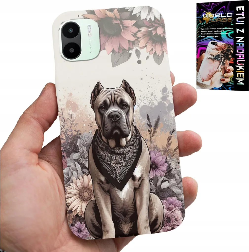 Custodia per Xiaomi Redmi A2 - Cover con motivi di razze canine + Foil