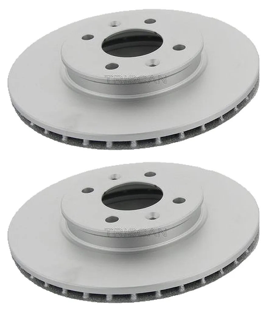 Remplacement disques de frein KIA RIO : Kit 2 disques ventilés 256 mm