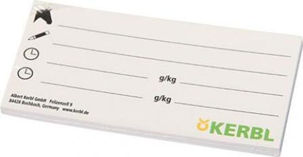Beschriftungskarten für Eimerabdeckung, 12x6cm, 20 Stk