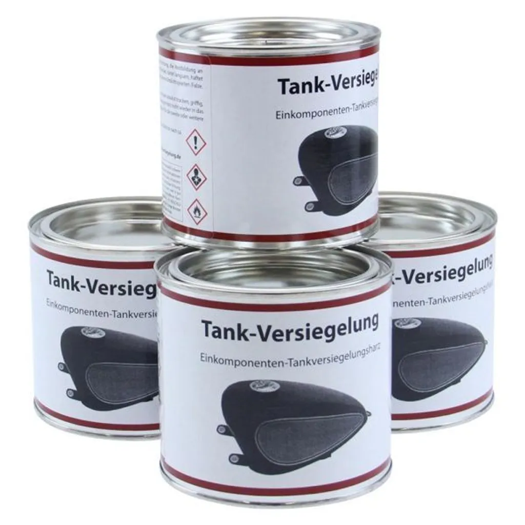 Wagner Tankfix 4x500ml Solution Anti-Rouille et Fuite pour Réservoir