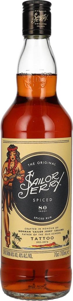 Sailor Jerry Spiced Rum | 40 % vol | 0,7 l Immagine del prodotto 