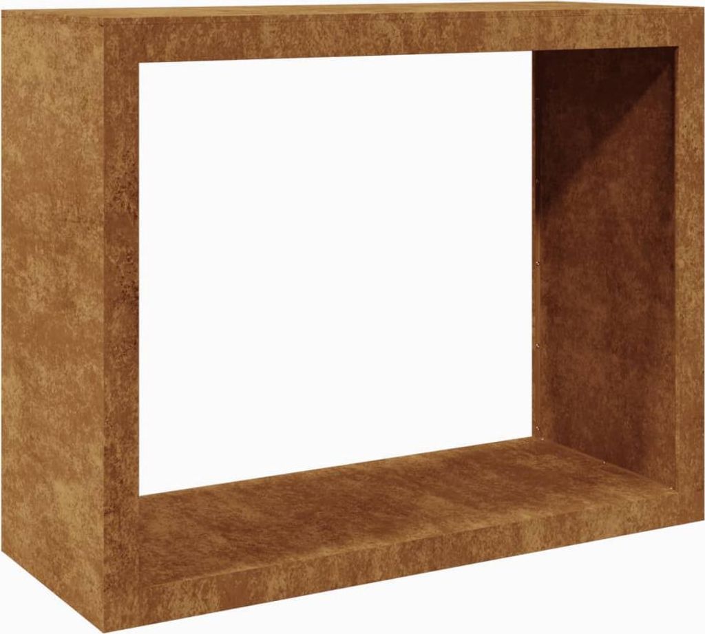 vidaXL Houtopslagrek, 100x40x80 cm, weerbestendig staal Productafbeelding 