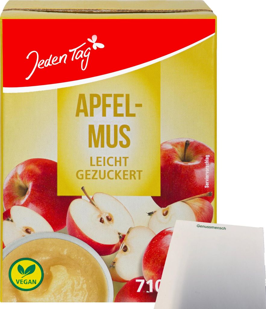 Jeden Tag Apfelmus (710g Packung) + usy Block Produktbild 