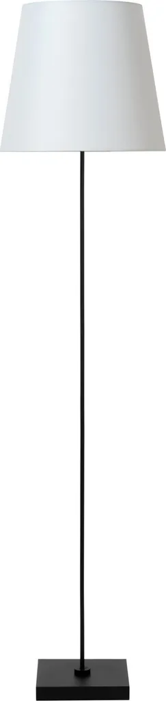 Lampadaire Stable 150 cm contre Éblouissement - Pied Noir Abat-jour Blanc