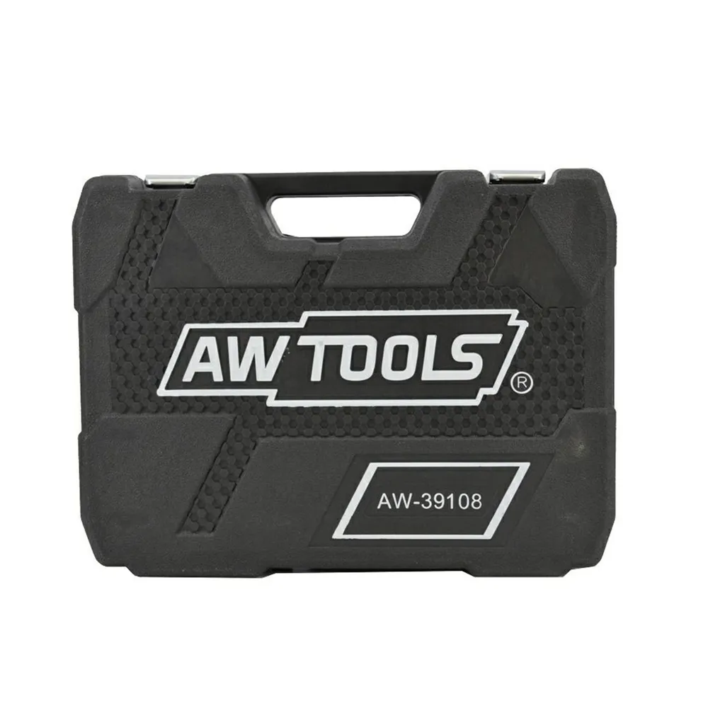 Set di chiavi Awtools 108pc 1/2" / 1/4" Schwarzer Strich - 3