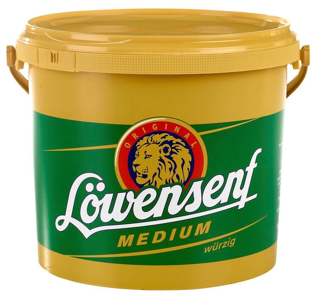 Löwensen senape media salata secchio 5000g Immagine del prodotto 