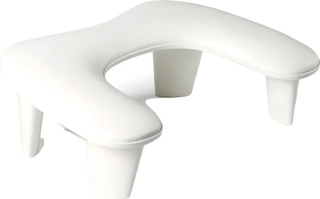 Repose-main manucure portable blanc - Support poignet ergonomique Pro