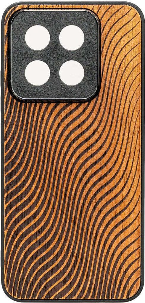 Bewood Holzetui für Xiaomi 14T Pro WAVES MERBAU