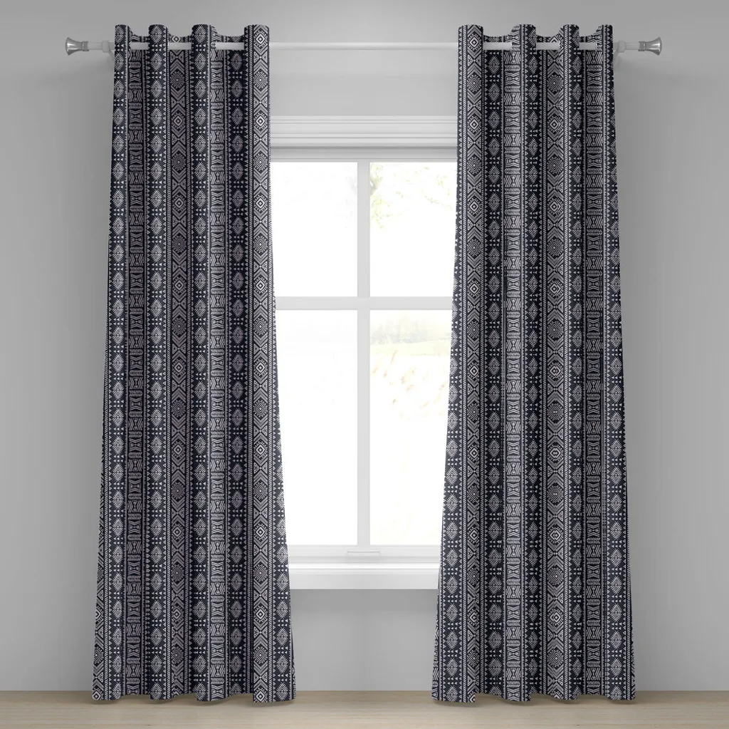 Rideau africain anti-ternissement 280x245 cm pour intérieur lumineux