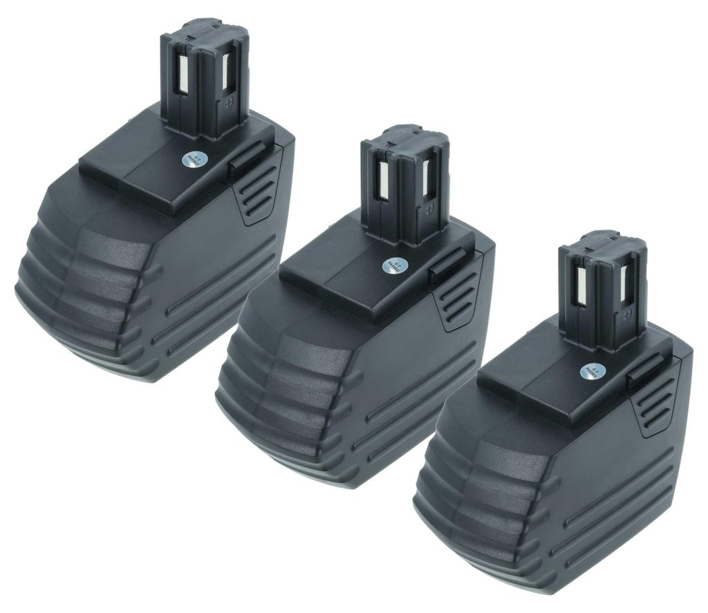 vhbw 3x Akku Ersatz für Hilti SFB150, SFB155, SFB150A, SFB151 für Werkzeug (3300 mAh, NiMH, 15,6 V)