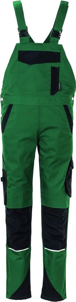 Größe 44 Planam Norit Damen Latzhose grün schwarz Modell 6534