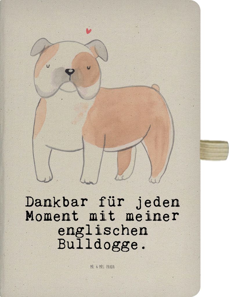Mr. & Mrs. Panda notizbuch Englische Bulldogge Moment - Transparent - Geschenk, Tagebuch, Journal, Adressbuch, Notizheft, Kladde