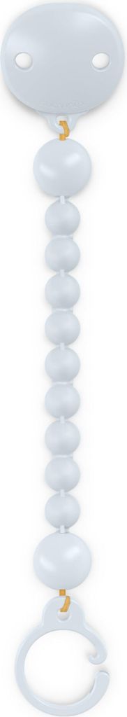 Suavinex, Schnullerkette aus Silikon, Schnullerkette mit einem Stück aus Silikon, für Babys ab 0 Monaten, Colour Essence, Ballad Blue