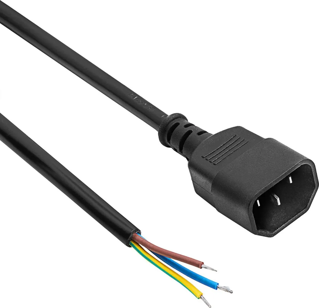 Cavo Alimentazione Monitor e PC Akyga 1.5m - AK-OT-07A Nero