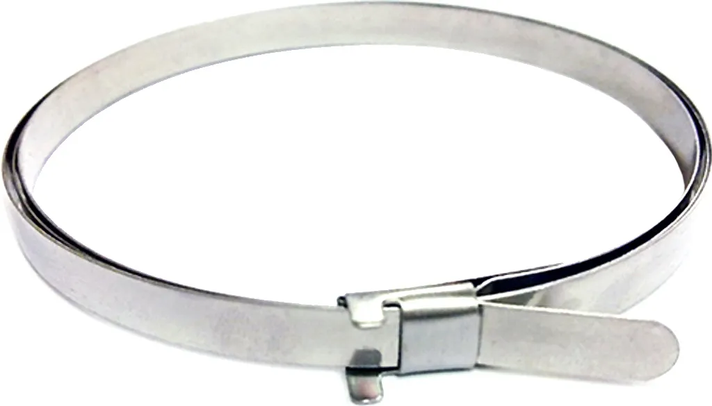 Collier de serrage inox 480 mm haute résistance thermique - Pack de 50
