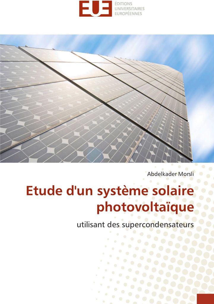 Etude d'un système solaire photovoltaïque